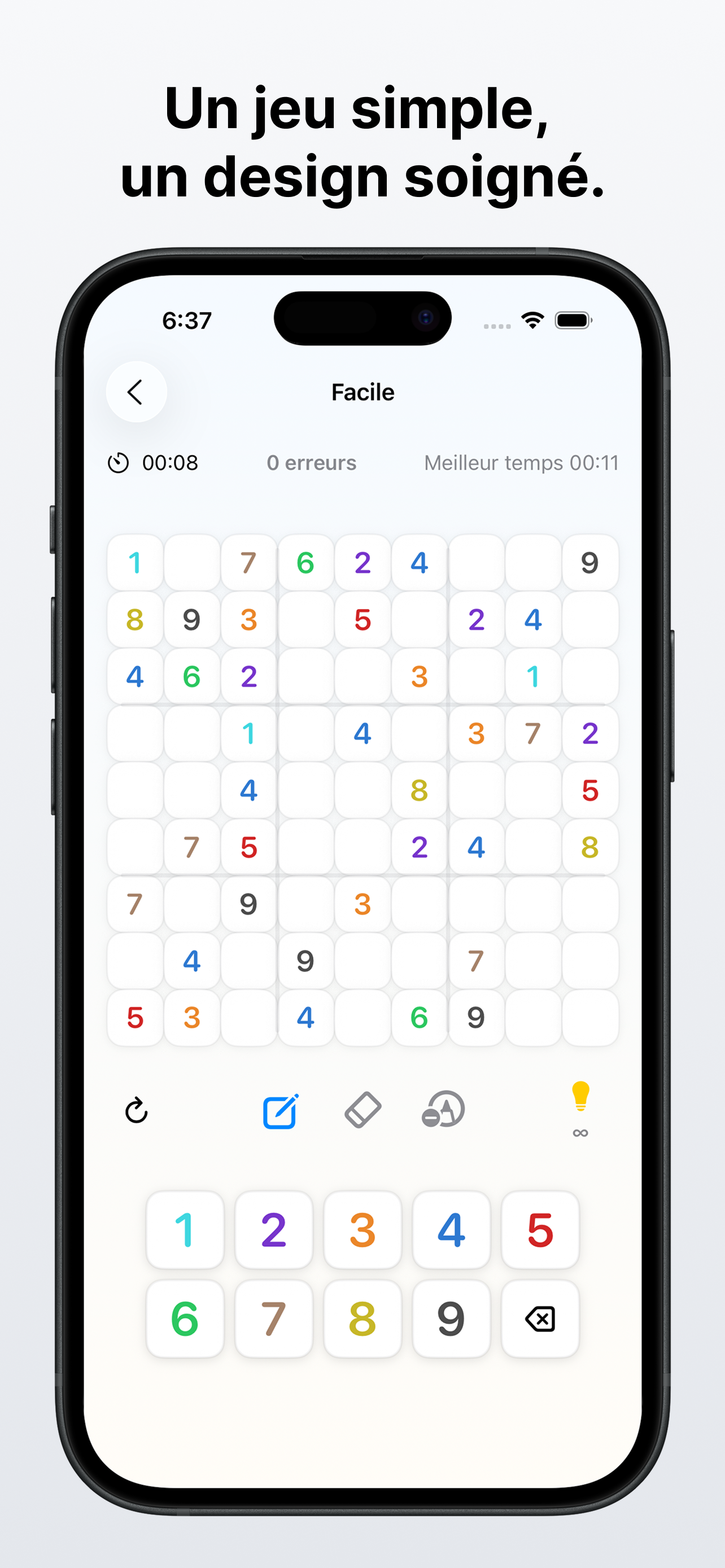 Capture d’écran de Sudoku